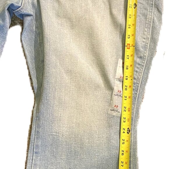 Old Navy Jeans Womens 22 Blue High Rise VTG CROPPED FLARE NWT Retail $44.99 - Picture 10 of 12